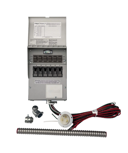 Anker Solix Home Backup Kit (120V, 30 Amp, 6-Circuit Transfer Switch + Cable, For F3000, F2600, F2000)