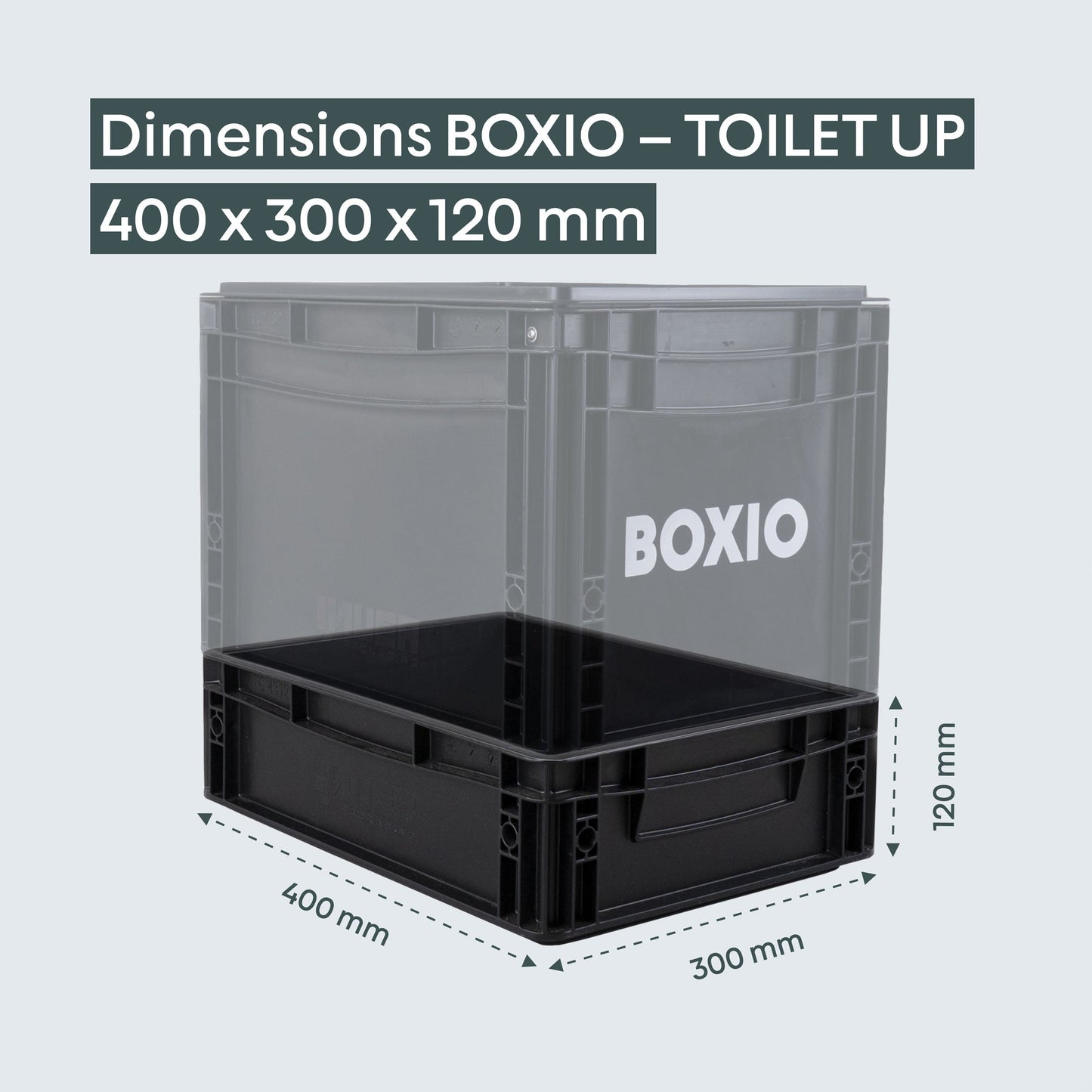 BOXIO TOILET UP Booster Seat & Storage Base for BOXIO TOILET