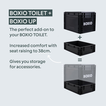 BOXIO TOILET UP Booster Seat & Storage Base for BOXIO TOILET