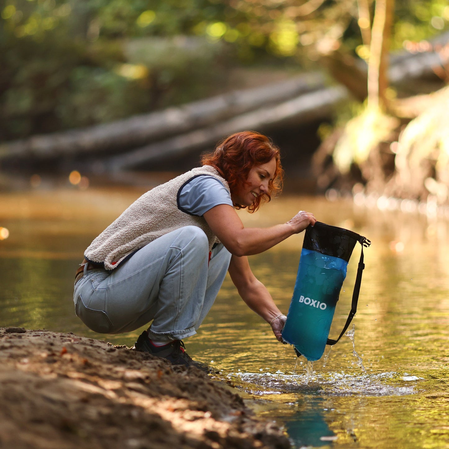 BOXIO WASH MAX Portable Camping Sink with Water Filter System