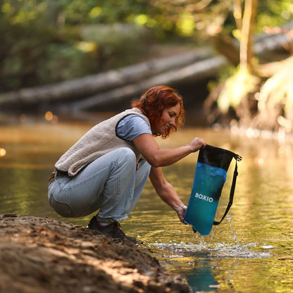 BOXIO WASH MAX Portable Camping Sink with Water Filter System