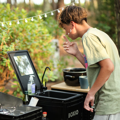 BOXIO WASH MAX Portable Camping Sink with Water Filter System