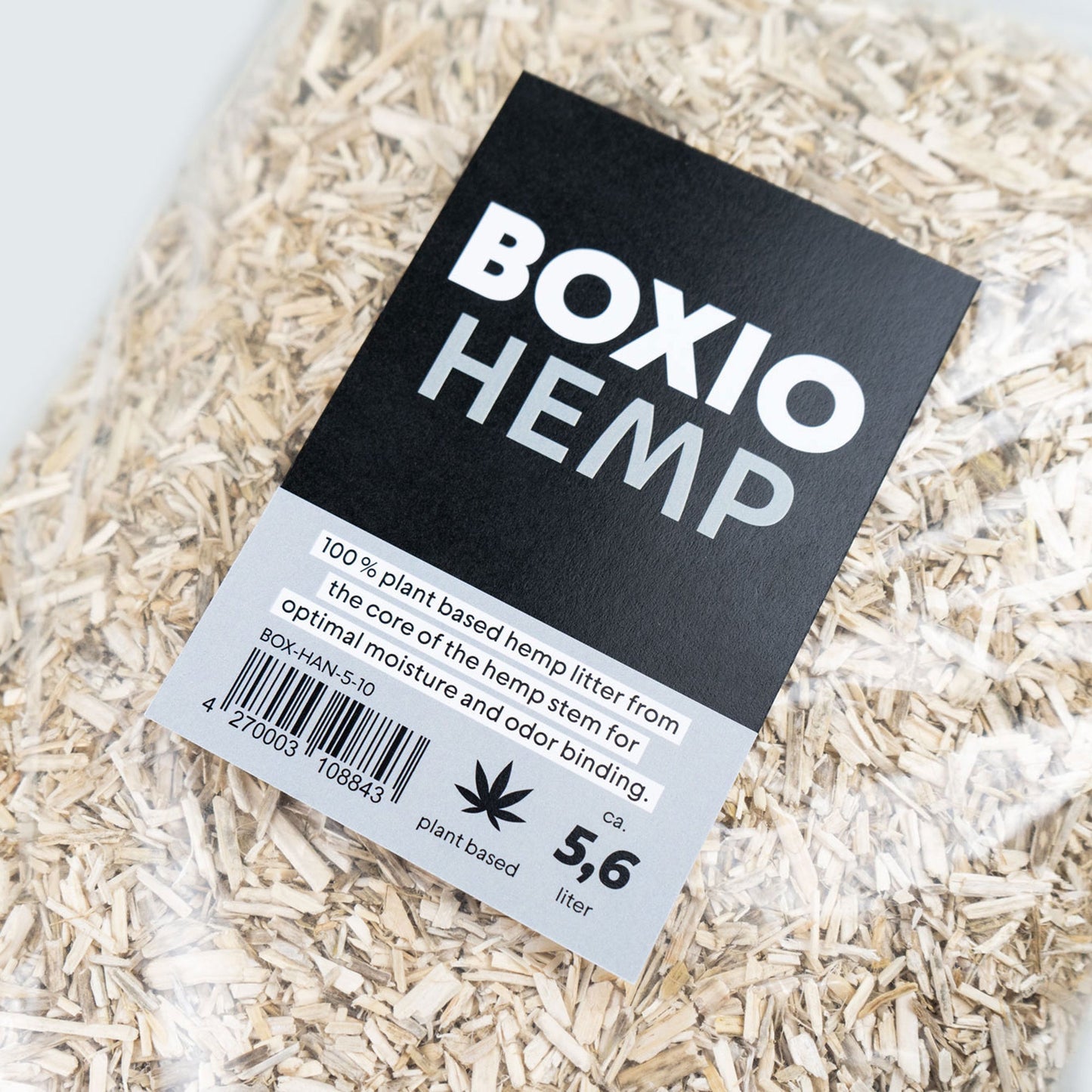 BOXIO Hemp Litter for Composting Toilets – 1.5 Gallons