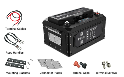 BigBattery 48V HUSKY 2 INV Lithium Battery 5.12kWh 100Ah LiFePO4 Inverter Comms