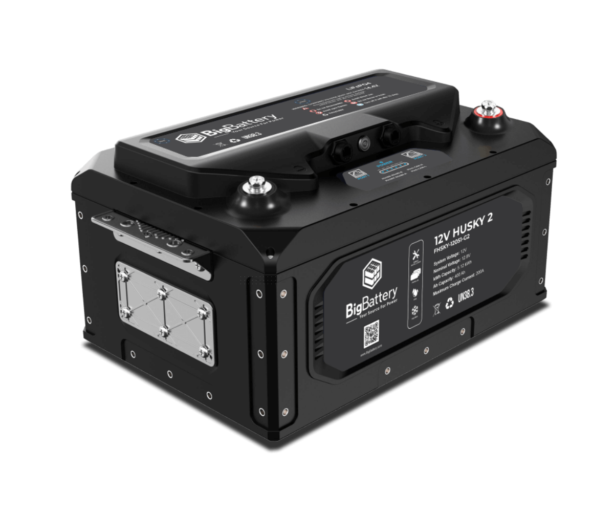 BigBattery 12V HUSKY 2 INV Lithium Battery 5.12kWh 400Ah LiFePO4 Inverter Comms
