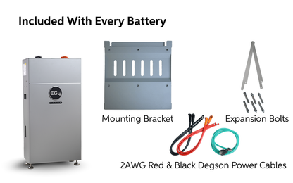 EG4 WallMount Indoor Battery 48V 314Ah 16kWh UL9540A Self-Heating