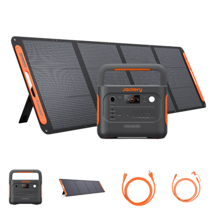 Jackery Explorer 1000 v2 Solar Generator + SolarSaga 200W