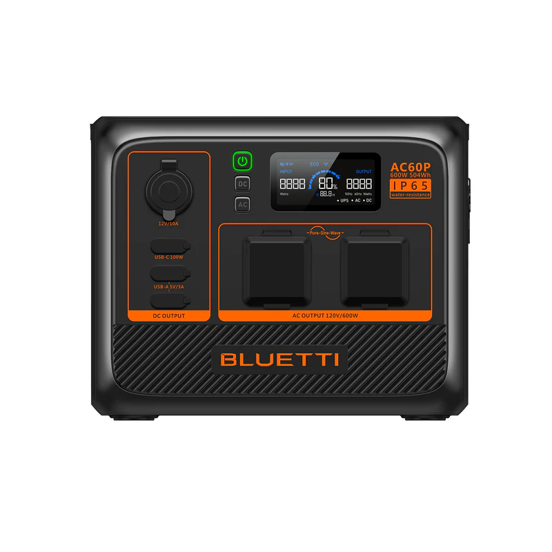 BLUETTI AC60 Portable Power Station | 600W 403Wh