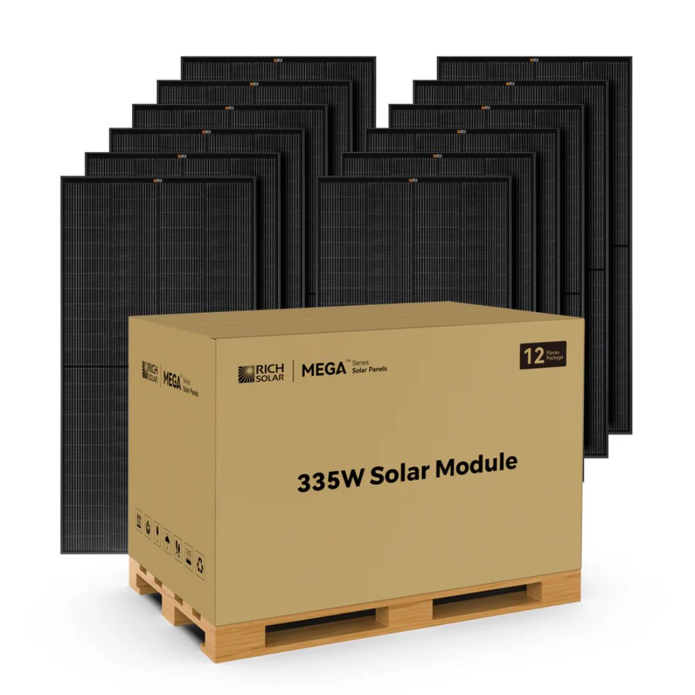 RICH SOLAR MEGA 335 PRO 335 Watt Solar Panel | Premium Grid-Tie & Off-Grid Solar Panel