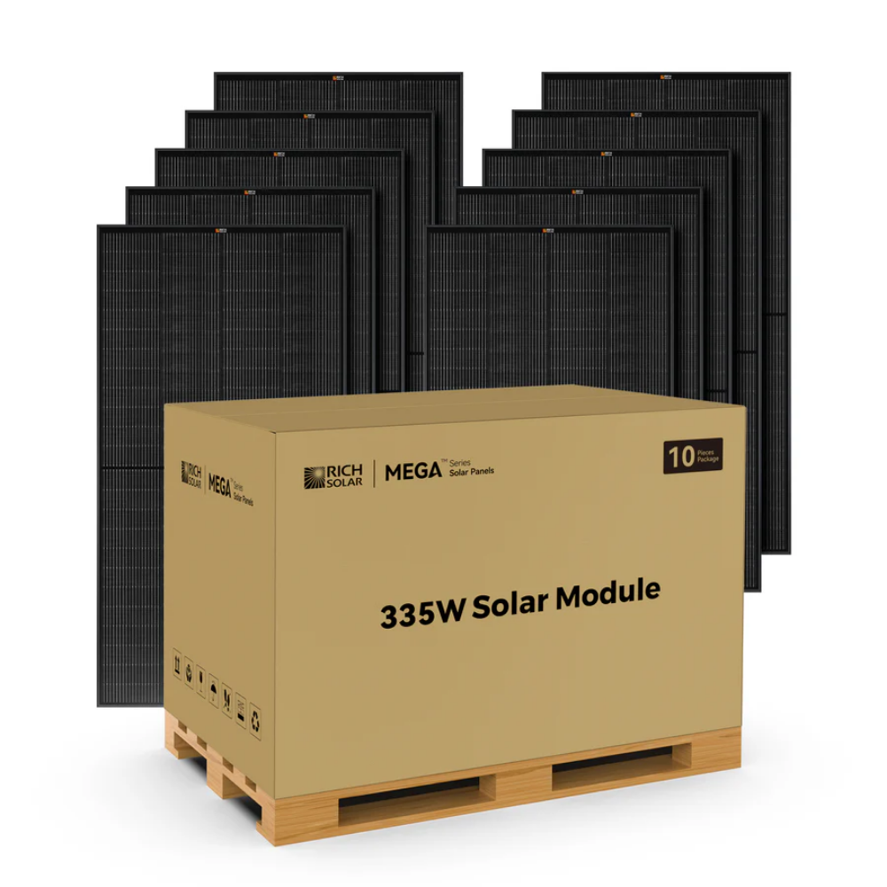 RICH SOLAR MEGA 335 PRO 335 Watt Solar Panel | Premium Grid-Tie & Off-Grid Solar Panel
