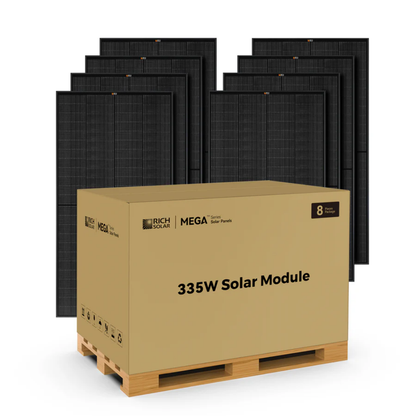 RICH SOLAR MEGA 335 PRO 335 Watt Solar Panel | Premium Grid-Tie & Off-Grid Solar Panel