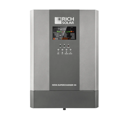 RICH SOLAR NOVA SUPERCHARGER 3K | 3000W 12V Pure Sine Wave Inverter Charger
