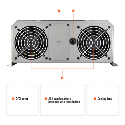 RICH SOLAR NOVA SUPERCHARGER 3K | 3000W 12V Pure Sine Wave Inverter Charger