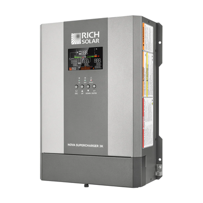 RICH SOLAR NOVA SUPERCHARGER 3K | 3000W 12V Pure Sine Wave Inverter Charger