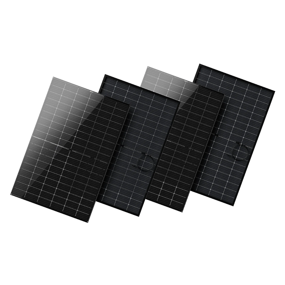 BougeRV 400 Watt N-Type Rigid Bifacial 16BB Mono Solar Panel