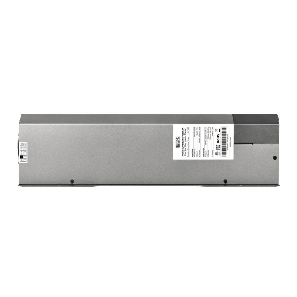 RICH SOLAR NOVA SUPERCHARGER 2K | 2000W 12V Pure Sine Wave Inverter Charger