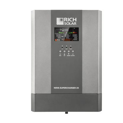 RICH SOLAR NOVA SUPERCHARGER 2K | 2000W 12V Pure Sine Wave Inverter Charger