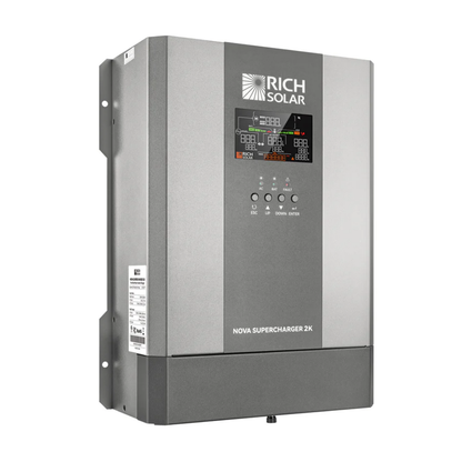 RICH SOLAR NOVA SUPERCHARGER 2K | 2000W 12V Pure Sine Wave Inverter Charger
