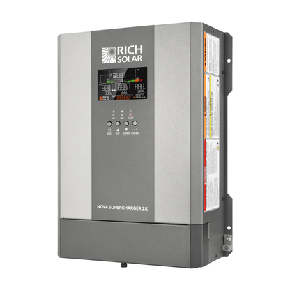 RICH SOLAR NOVA SUPERCHARGER 2K | 2000W 12V Pure Sine Wave Inverter Charger