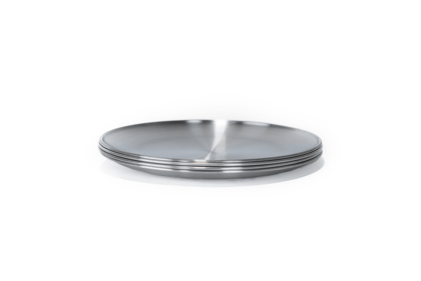 FSR Stainless Steel Chef Plate Set (4-Pack)