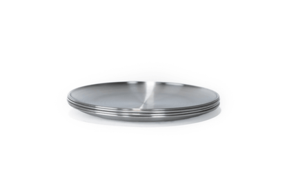 FSR Stainless Steel Chef Plate Set (4-Pack)
