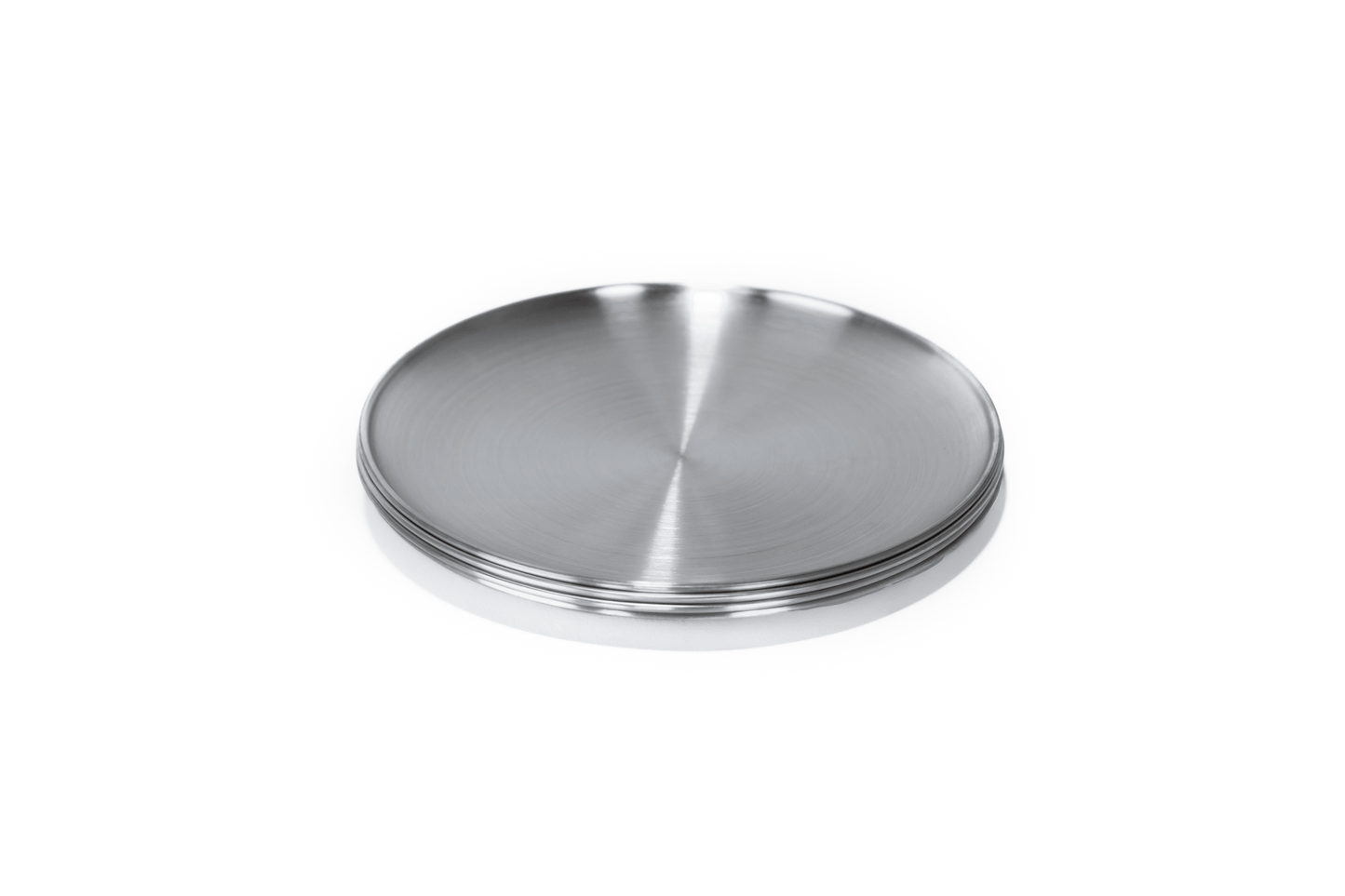 FSR Stainless Steel Chef Plate Set (4-Pack)