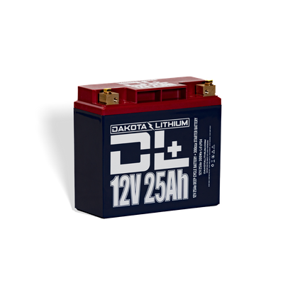 Dakota Lithium DL+ 12V 25Ah Dual Purpose 300CCA LiFePO4 Battery