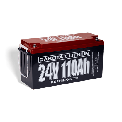 Dakota Lithium 24V 110Ah Deep Cycle LiFePO4 Battery