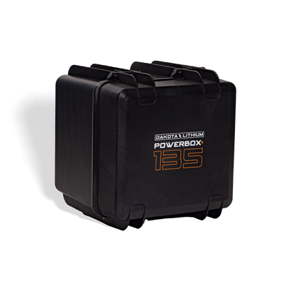 Dakota Lithium Powerbox+ 135 Waterproof Solar Generator, 12V 135Ah DL+ 1,000CCA Battery Included