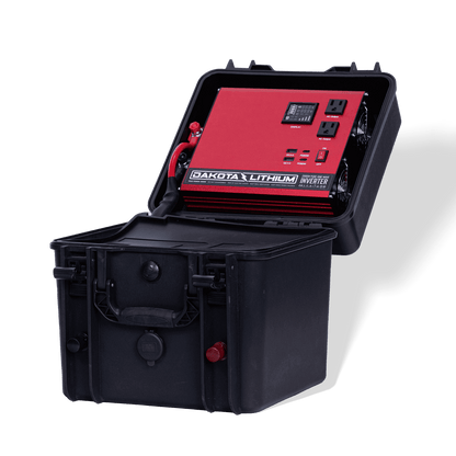 Dakota Lithium Powerbox+ 135 Waterproof Solar Generator, 12V 135Ah DL+ 1,000CCA Battery Included