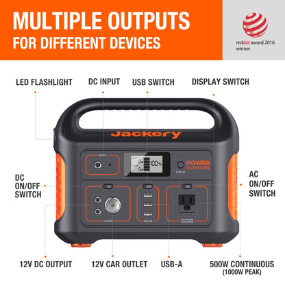 Jackery Explorer 550 Portable Power Station