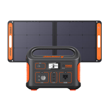 Jackery Solar Generator Explorer 500 + SolarSaga 100