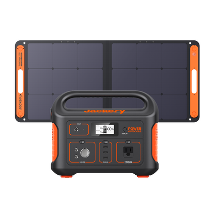 Jackery Explorer 550 Solar Generator (550Wh) 500-Watt Portable Power Station (1 Solar Panel Included)