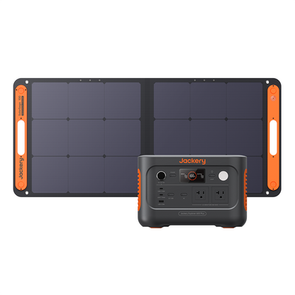 Jackery Explorer 600 Plus Solar Generator (632Wh) 800-Watts Portable Power Station (1 Solar Panel Included)