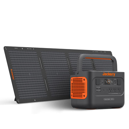 Jackery Explorer 880 Pro Solar Generator 880Wh Fast Charge 1000-Watt Portable Power Station (1 Solar Panel Included)