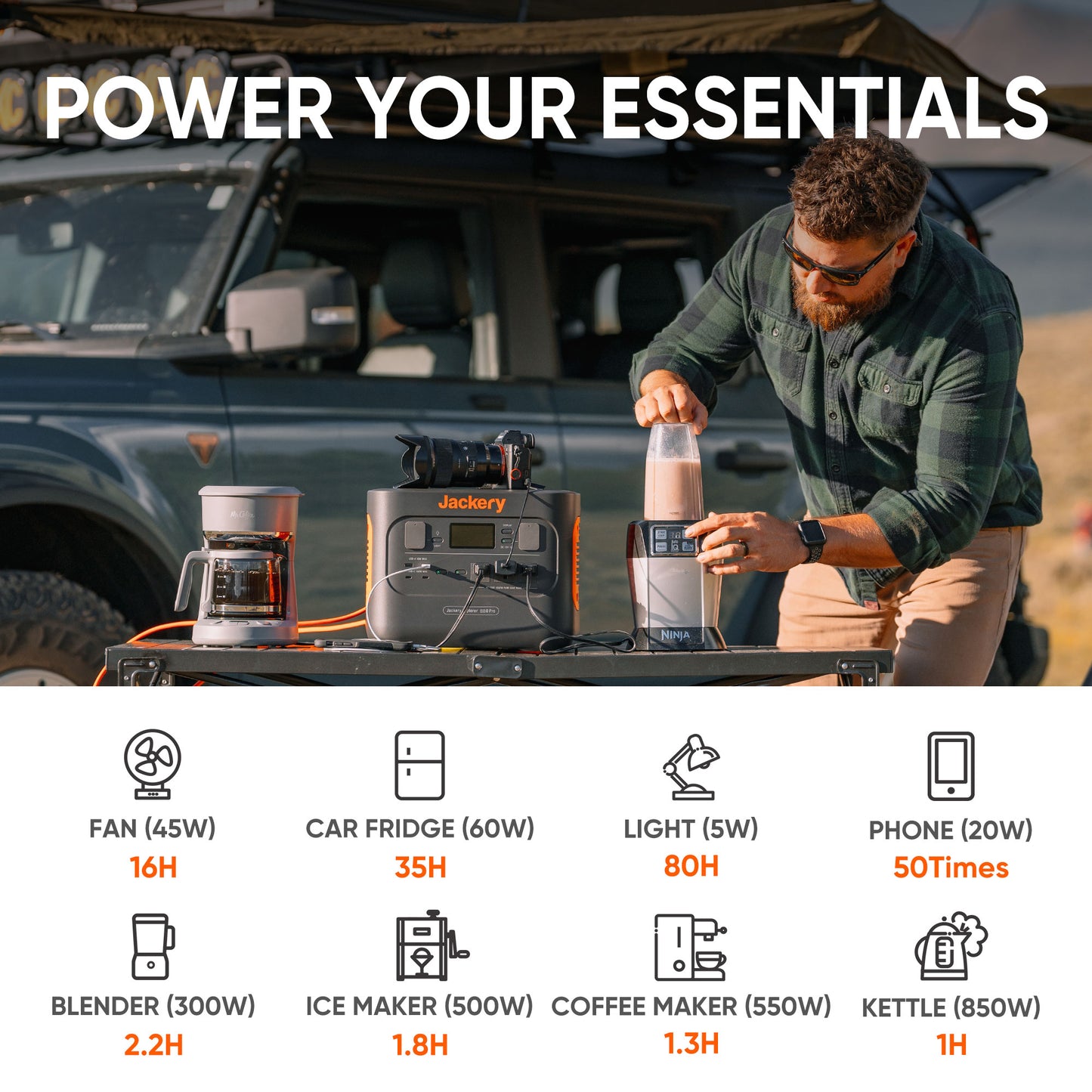 Jackery Explorer 880 Pro Portable Power Station (E880PRO)