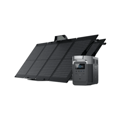 EcoFlow DELTA 2 + 2 x 110W Portable Solar Panel