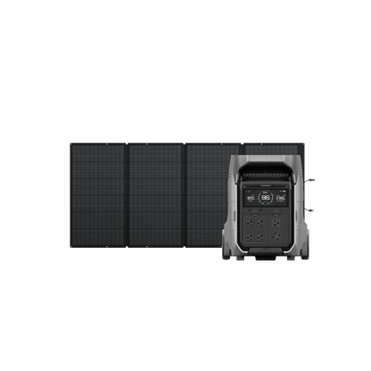EcoFlow DELTA Pro 3 Portable Power Station + EcoFlow 400W Portable Solar Panel