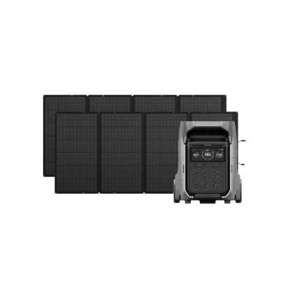 EcoFlow DELTA Pro 3 Portable Power Station + EcoFlow 400W Portable Solar Panel