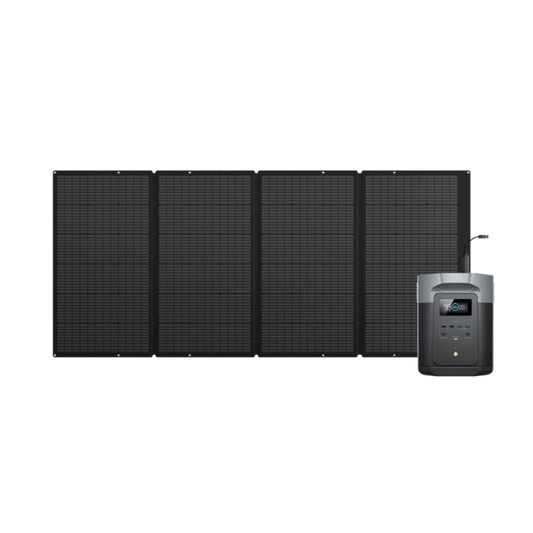 EcoFlow DELTA 2 Max + 400W Portable Solar Panel