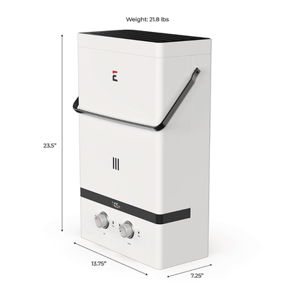 Eccotemp - Luxe 3.0 GPM Portable Outdoor Tankless Water Heater (ETA For Stock 10.31.25)