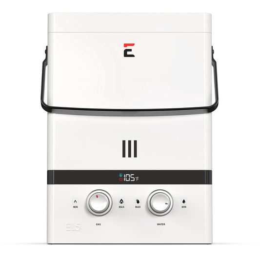 Eccotemp - Luxe 1.5 GPM 37.5K BTU Outdoor Portable Tankless Water Heater with LED Display
