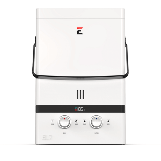 Eccotemp - Luxé 1.85 GPM 52K BTU Outdoor Portable Tankless Water Heater with LED Display