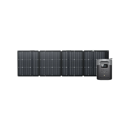 EcoFlow DELTA 2 Max + 220W Portable Solar Panel