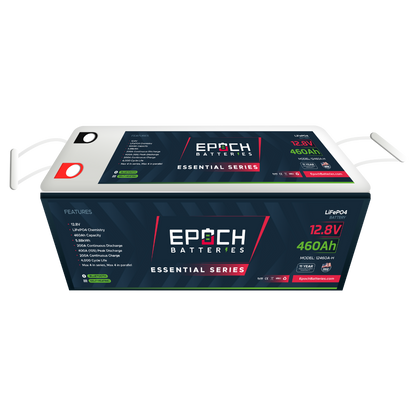 Epoch - 12V 460Ah Essential Series - Bluetooth & Heated LiFePO4 Battery