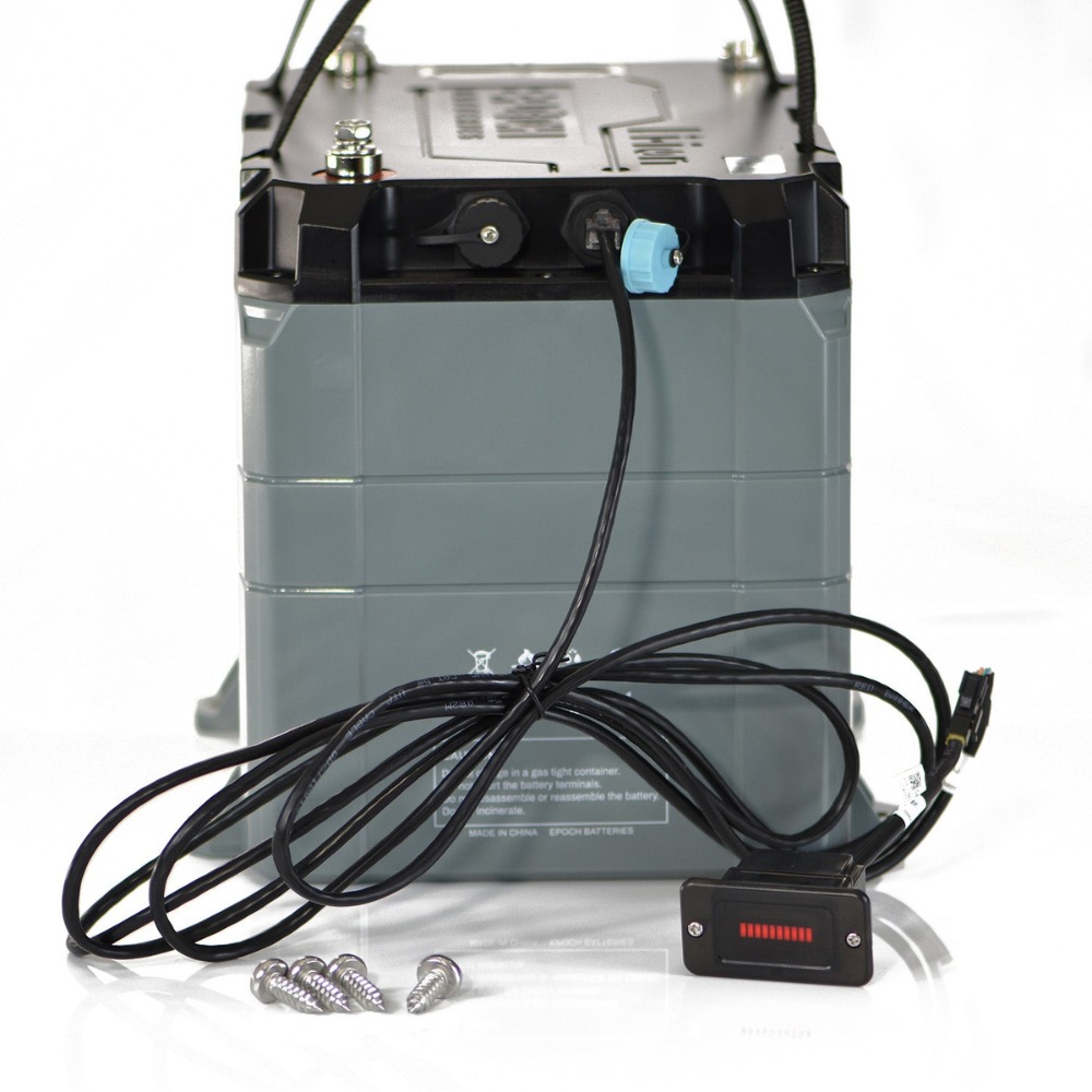 Epoch Batteries - 12V 50Ah LiFePO4 Lithium Battery - Bluetooth, Heating, Waterproof