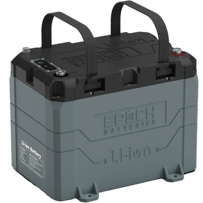 Epoch Batteries - 12V 50Ah LiFePO4 Lithium Battery - Bluetooth, Heating, Waterproof