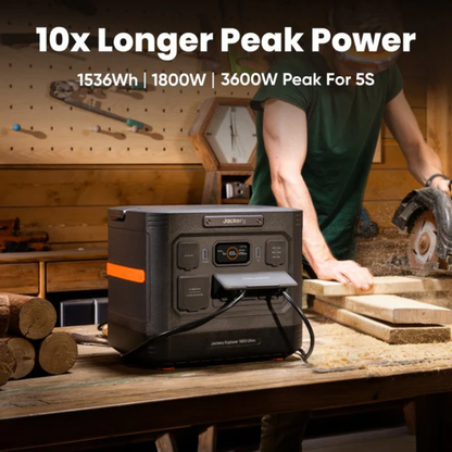 Jackery Explorer 1500 Ultra Portable Power Station 1536 Wh