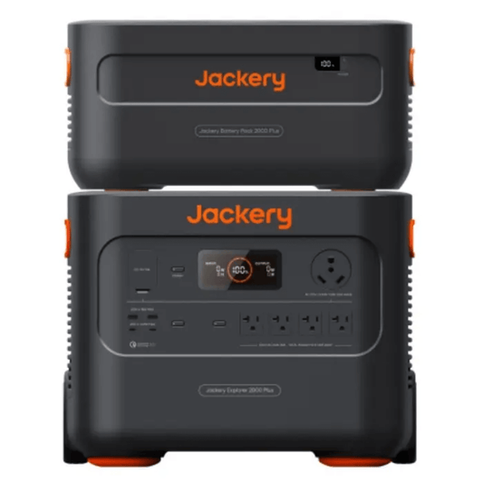 Jackery Solar Generator E2000 Plus Kit + 2000 Battery Pack x1