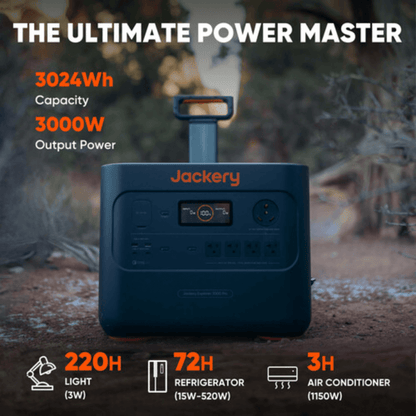 Jackery Explorer 3000 Pro + SolarSaga 200W x 1